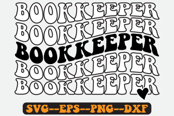 Bookkeeper Quote Retro Svg