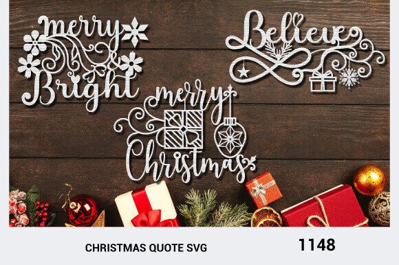 Christmas Quote Ornament Svg Laser 1148