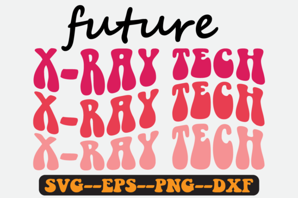 Future X-ray Tech Quote Retro Svg Design