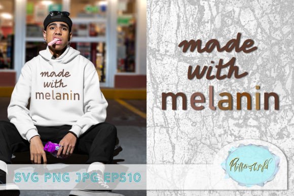 Made with Melanin Quote Juneteenth SVG