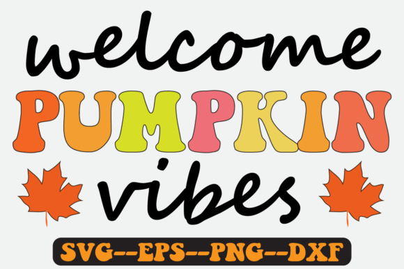 PUMPKIN VIBES Quote Retro Svg Design