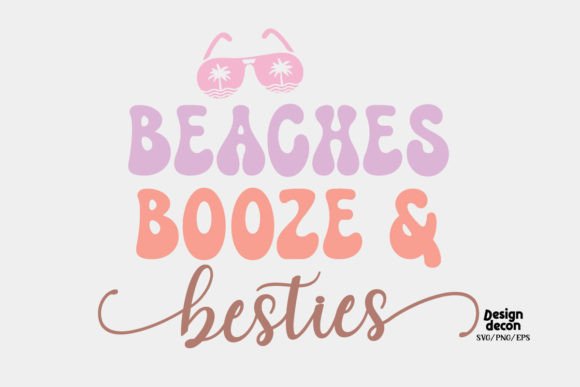 Summer Beach Quote Retro SVG Design